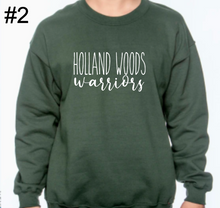 Load image into Gallery viewer, Holland Woods Warriors Skinny Script
