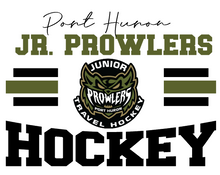 Load image into Gallery viewer, Striped Team Logo Mascot Hockey Customizable Shirt
