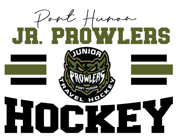 Striped Team Logo Mascot Hockey Customizable Shirt