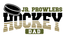 Load image into Gallery viewer, Stacked Striped Family Mascot Hockey Customizable Shirt
