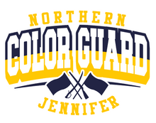 Load image into Gallery viewer, Personalized Two-Toned Color Guard Customizable Shirt
