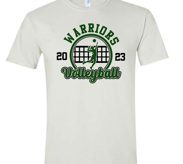 Circle Year Mascot Volleyball Customizable Shirt