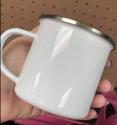 Custom 8 oz Camp Mug
