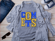 Load image into Gallery viewer, Crull Comets Scribble Block Letters
