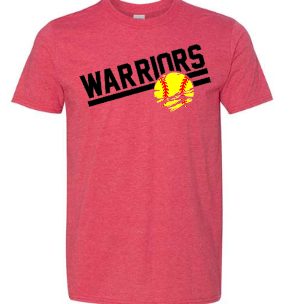 Warriors Distressed Softball