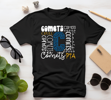 Load image into Gallery viewer, Comets PTA Wordart
