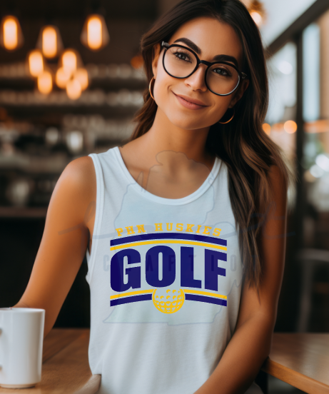 Huskies Warped Golf