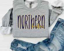 Load image into Gallery viewer, Sketch Letters School Mascot Shirt

