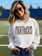 Load image into Gallery viewer, Sketch Letters School Mascot Shirt
