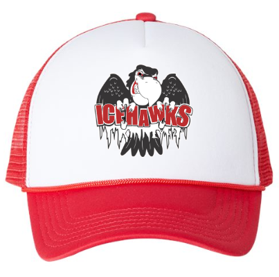 Port Huron Icehawks Foam Trucker Hat with Logo