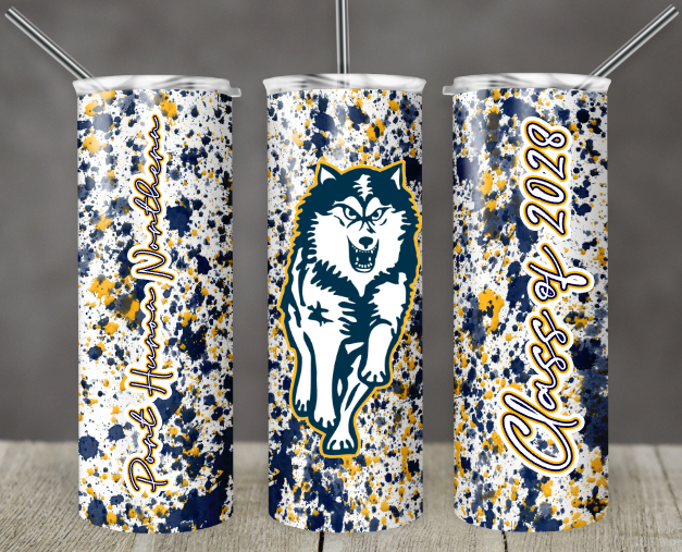 PHN Class of 2028 20 oz Skinny Tumbler