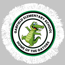 Load image into Gallery viewer, Garfield Elementary Chunky Pom Beanie with Logo Patch
