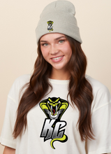 Load image into Gallery viewer, Kimball Cobras Baseball Knit Cuff Beanie with Logo Patch
