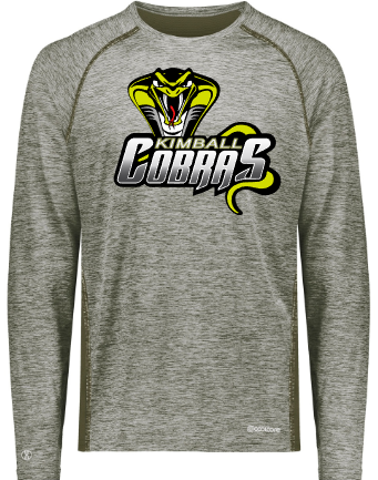 Kimball Cobras Baseball Electrify CoolCore Long Sleeve Tee