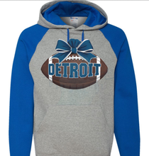 Load image into Gallery viewer, Lions Detroit Football with Bow
