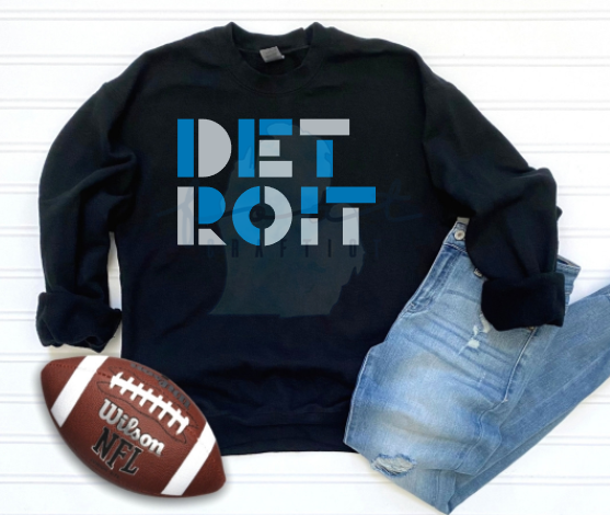 Lions Retro Detroit Print