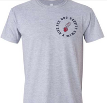 Load image into Gallery viewer, Red Dog Swim &amp; Dive Shirt Pocket Size Logo
