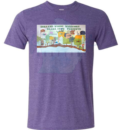 Holland Woods Drama Club Poster T-Shirt