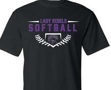 Load image into Gallery viewer, Lady Rebels Softball With Base Stitches
