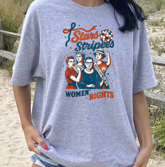 Stars, Stripes, and Women's Rights - 10 Print Options