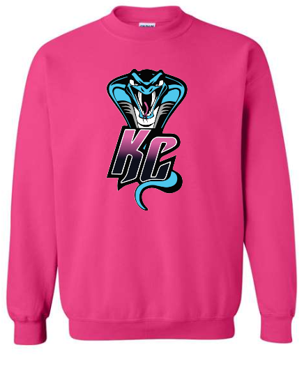 Kimball Cobras Softball Unisex Gildan Heavy Cotton Crewneck Sweatshirt