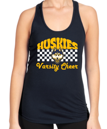 2025 PHN Huskies Varsity Cheer Tank Top Pre-Order