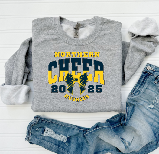 2025 PHN Huskies Junior Varsity Cheer Crewneck Pre-Order