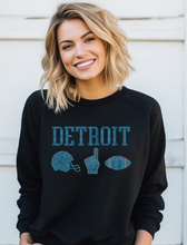 Load image into Gallery viewer, Detroit Football Trio Sparkle (flat sequins)

