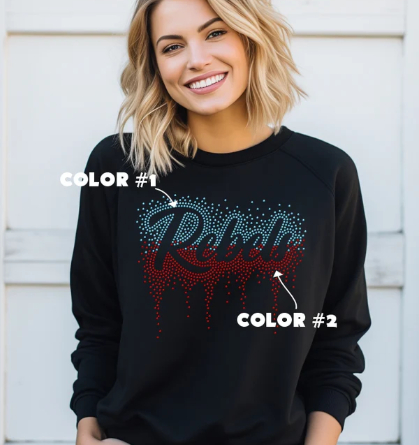 Rebels Drip Sparkle (flat sequins)