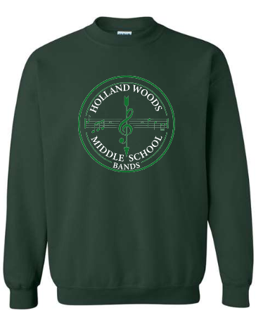Holland Woods Middle School Bands Crewneck Sweatshirt