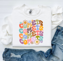 Load image into Gallery viewer, Crull Elementary Retro Floral Comets Neutrals
