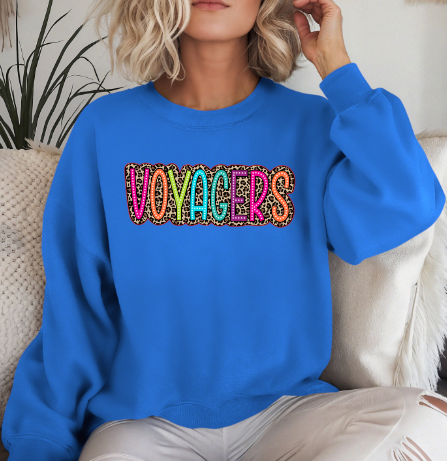 Woodrow Wilson Elementary Voyagers Brights Leopard Outline