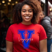 Load image into Gallery viewer, Woodrow Wilson Elementary Voyagers V Knockout
