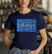 Load image into Gallery viewer, Marysville Vikings Faux Glitter Stacked
