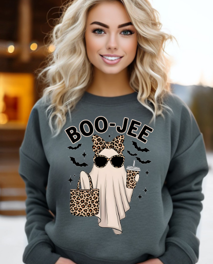 Boo-Jee Ghost Leopard Bow Purse Bats