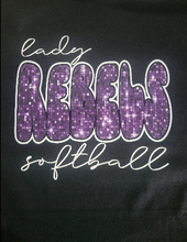 Load image into Gallery viewer, Lady Rebels Faux Glitter Bubble Rebels
