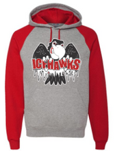 Load image into Gallery viewer, Port Huron Icehawks Color Blocked Raglan Hoodie
