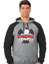 Load image into Gallery viewer, Port Huron Icehawks Color Blocked Raglan Hoodie
