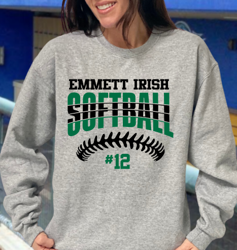 Emmett Irish Softball With Stitch Number Included