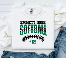 Load image into Gallery viewer, Emmett Irish Softball With Stitch Number Included
