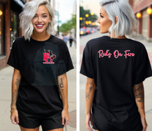 Load image into Gallery viewer, PHHS Competitive Cheer Chest Logo Red's On Fire
