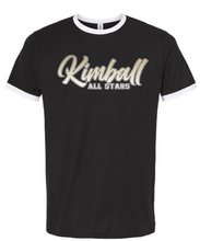 Load image into Gallery viewer, District 7 All-Stars Softball Ringer Sleeve Fan Shirt
