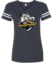 Load image into Gallery viewer, FGLL Ladies Relaxed V-neck T-Shirt
