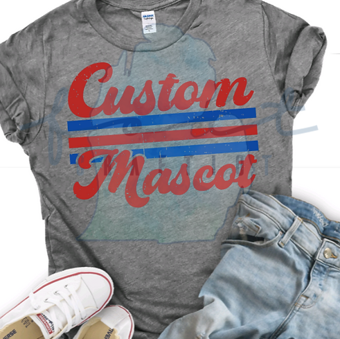 Retro Mascot Customizable Shirt