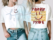 Load image into Gallery viewer, Stacked Mascot Pride Smile Customizable Shirt
