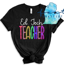 Load image into Gallery viewer, Skinny Bright School/Teacher/Department Customizable Shirt
