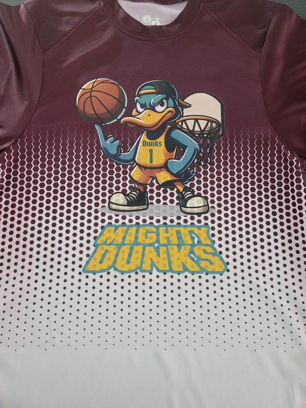 Might Dunks Winter Basketball League Shirts