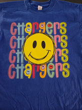 Load image into Gallery viewer, Stacked Chargers Smiley
