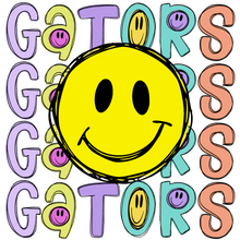 Load image into Gallery viewer, Garfield Gators Bright Stacked Smiley
