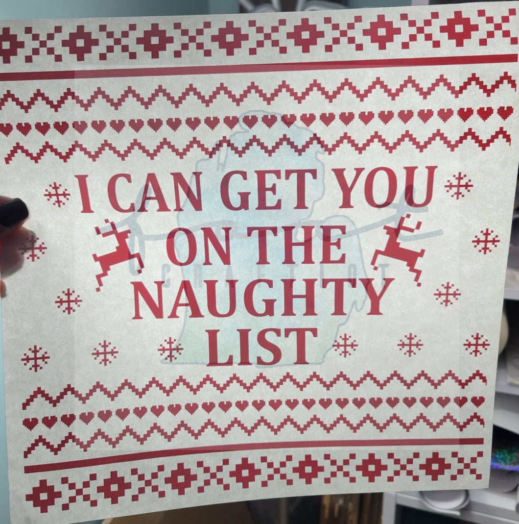 I Can Get You On The Naughty List
